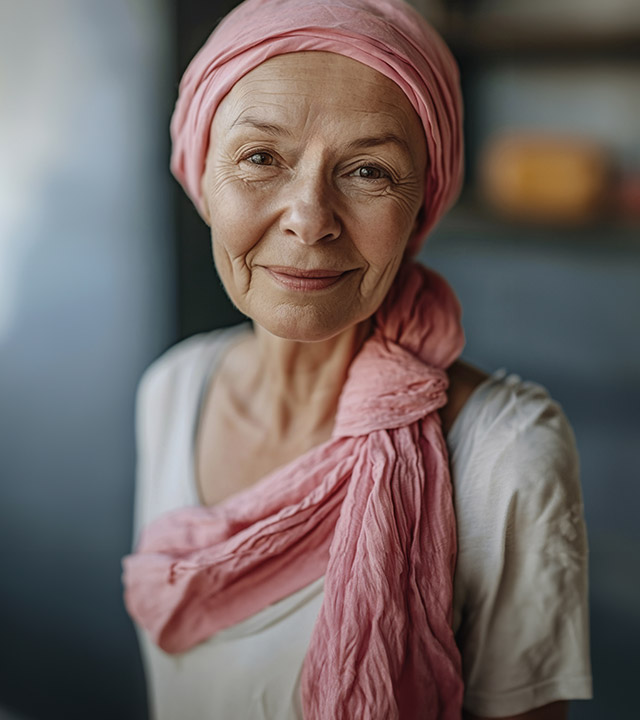 Monique, en longue maladie - heureuse de pouvoir rester à domicile grâce à votre installation